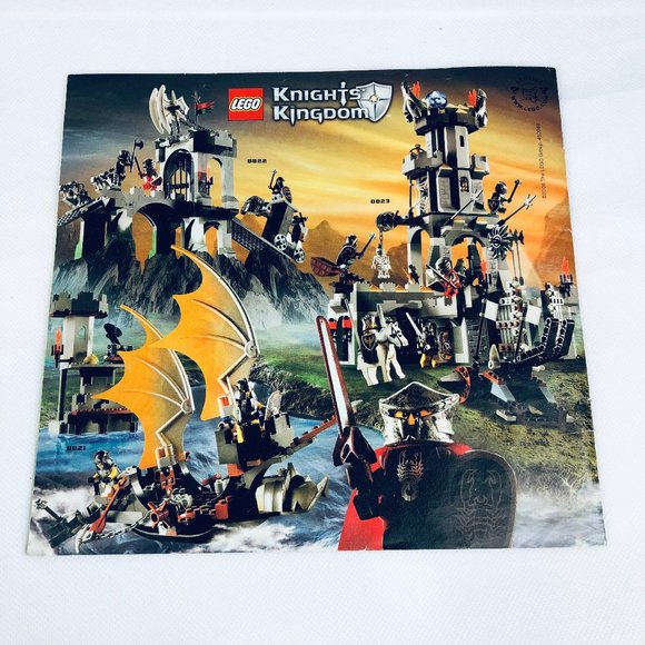 Lego Castle Knights Kingdom 8813 Battle at the Pass - Instruction Booklet Only - Picture 2 of 4
